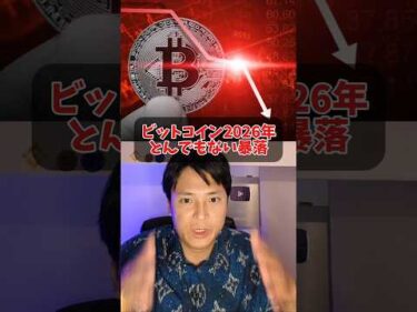 ビットコイン2026年とんでもない暴落？