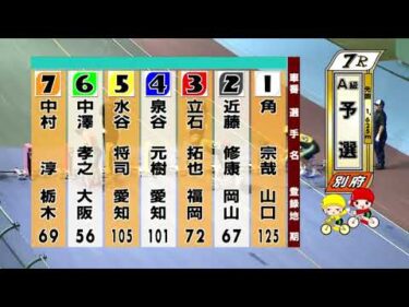 別府競輪　2025/09/21　1日目　7R