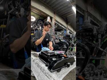 【オートレース場の裏側】整備中の浅倉樹良選手 #オートレース #モータースポーツ #autorace #motorsport #浅倉樹良 #伊勢崎 #伊勢崎オート #shorts