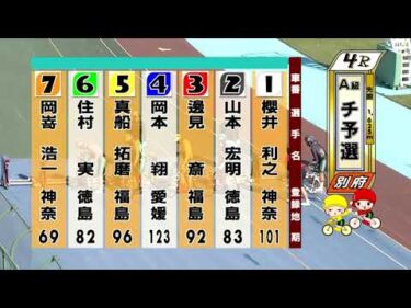 別府競輪　2025/10/26　1日目　4R