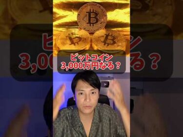 ビットコイン3,000万円なる？