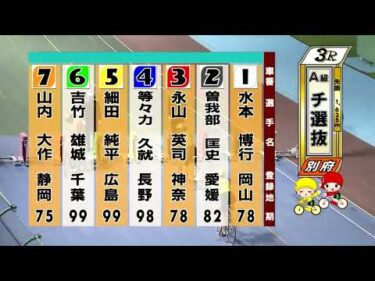別府競輪　2025/10/01　2日目　3R