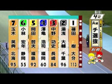 別府競輪　2025/10/01　2日目　4R