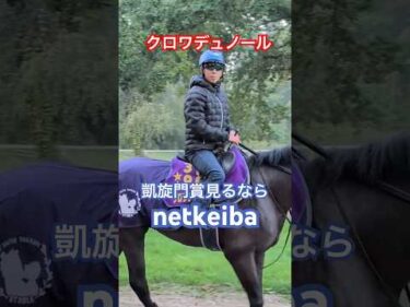 【凱旋門賞】クロワデュノールの現地映像が届きました #shorts #凱旋門賞 #horse #競馬