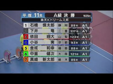 2025.10.15 FⅡ　楽天Ｋドリームス杯 【平塚競輪】本場開催 最終日【1R～11R】