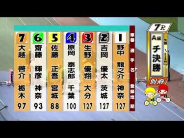 別府競輪　2025/10/02　3日目　7R