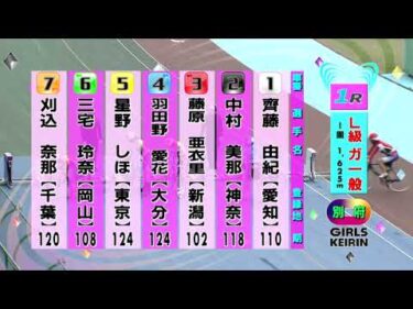 別府競輪　2025/10/18　3日目　1R