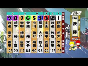 別府競輪　2025/10/19　4日目　12R