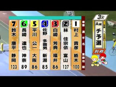 別府競輪　2025/11/02　1日目　3R