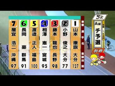 別府競輪　2025/11/02　1日目　5R