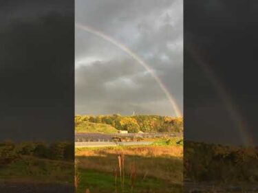めっちゃデッカイ虹3時今四時