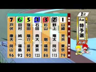 別府競輪　2025/11/29　1日目　1R