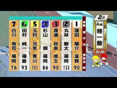 別府競輪　2025/11/30　2日目　2R