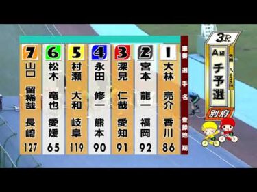 別府競輪　2025/11/07　1日目　3R