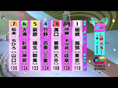 別府競輪　2025/11/07　1日目　6R