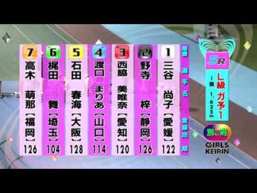 別府競輪　2025/11/07　1日目　5R