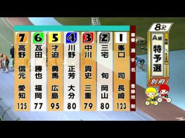別府競輪　2025/11/07　1日目　8R