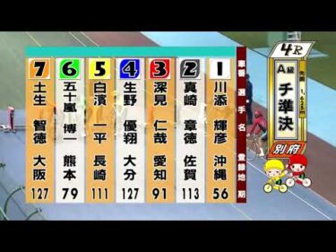 別府競輪　2025/11/08　2日目　4R