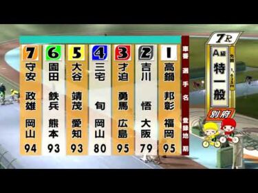 別府競輪　2025/11/08　2日目　7R