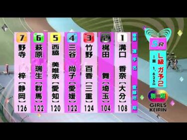 別府競輪　2025/11/08　2日目　5R