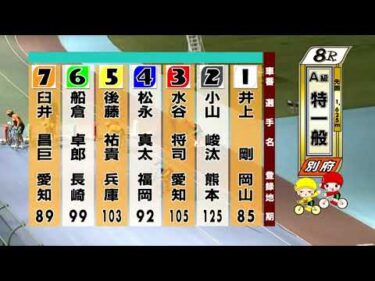 別府競輪　2025/11/08　2日目　8R