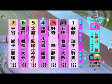 別府競輪　2025/11/09　3日目　4R