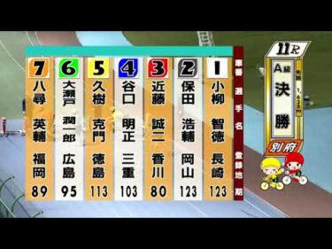 別府競輪　2025/11/09　3日目　11R