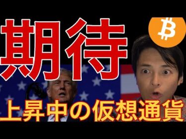 ビットコイン米国発で反発期待！今上昇の仮想通貨は？