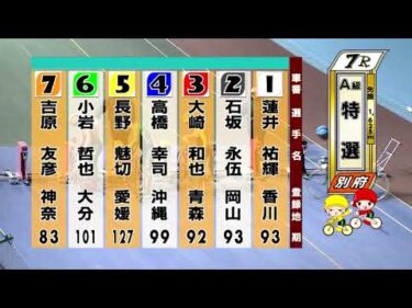 別府競輪　2025/11/17　3日目　7R