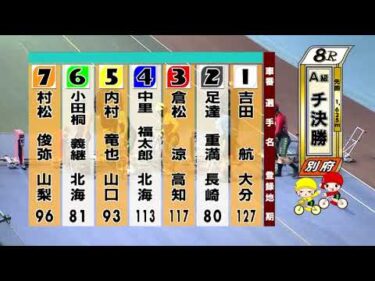 別府競輪　2025/11/17　3日目　8R