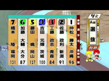 別府競輪　2025/12/23　2日目　4R