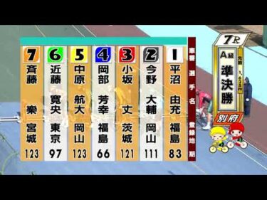 別府競輪　2025/12/23　2日目　7R