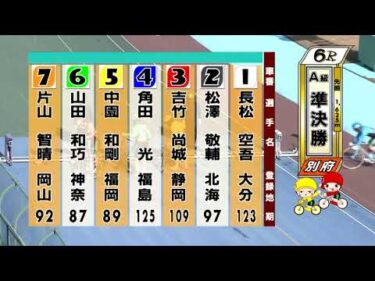 別府競輪　2025/12/23　2日目　6R