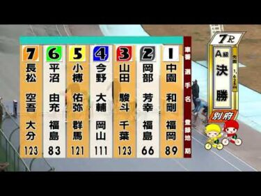 別府競輪　2025/12/24　3日目　7R