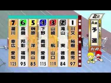 別府競輪　2025/12/30　1日目　2R