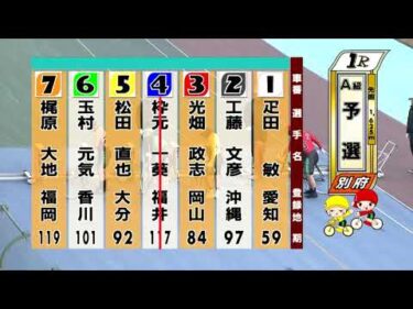 別府競輪　2025/12/30　1日目　1R