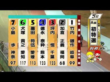 別府競輪　2025/12/15　1日目　5R