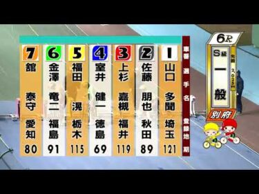 別府競輪　2025/12/16　2日目　6R