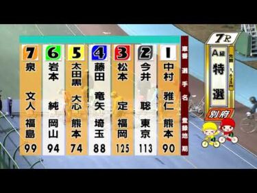 別府競輪　2026/01/22　3日目　7R