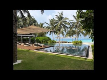 【モルディブ実写配信】1泊500万の部屋を友達がプレゼントしてくれたので紹介