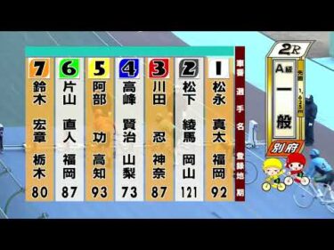 別府競輪　2026/01/31　2日目　2R