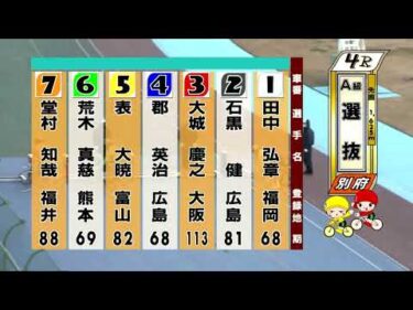別府競輪　2026/01/05　2日目　4R