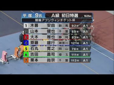 2026.1.14  FⅡミッドナイト 競輪アプリウィンチケット杯 【平塚競輪】本場開催 初日【1R～9R】