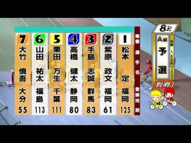 別府競輪　2026/01/20　1日目　8R