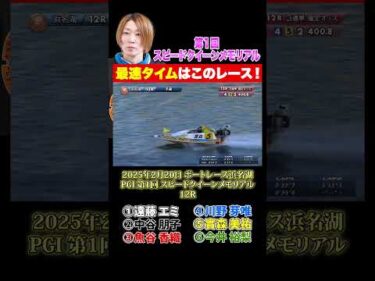 【最速はこれ！】第1回スピードクイーンメモリアルの最速レース【川野芽唯】