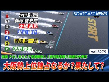 優勝戦4名登場の大阪勢上位独占なるか？果たして？ │BOATCAST NEWS 2026年2月25日│