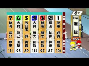 別府競輪　2026/02/13　2日目　8R