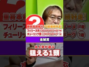 【金鯱賞 2026】重賞の推奨馬が10週連続で好走中！水上学がオススメする血統ドンピシャの1頭