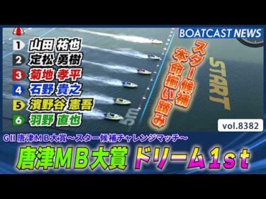 唐津MB大賞 スター候補は誰だ⁉  ドリーム1st│BOATCAST NEWS 2026年3月17日│