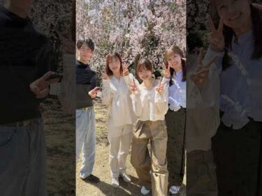 春、楽しみました🌸#井上遥妃　#井上未都　#中本大樹　#ボートレース